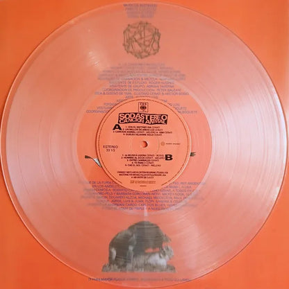 Soda Stereo Canción Animal Lp Vinyl Clear