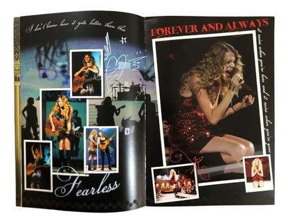 Taylor Swift World Tour Fearless & Speak Now 2 Revistas Book