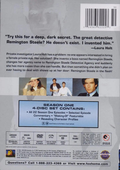 Remington Steele Primera Temporada 1 Uno Importada Dvd