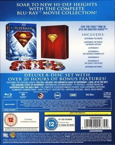 Superman Motion Picture Anthology 1978 - 2006 Blu-ray