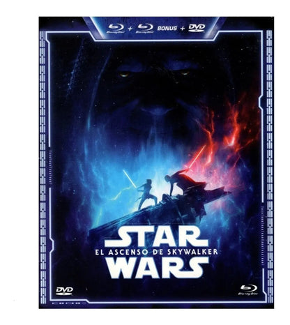 Star Wars 9 El Ascenso De Skywalker Blu-ray + Dvd + Bonus