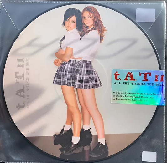 Tatu T.a.t.u. All The Things She Said Picture Lp Vinyl