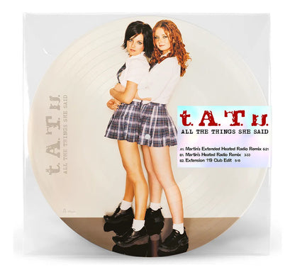 Tatu T.a.t.u. All The Things She Said Picture Lp Vinyl