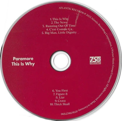 Paramore This Is Why Importado Cd Alternate Cover