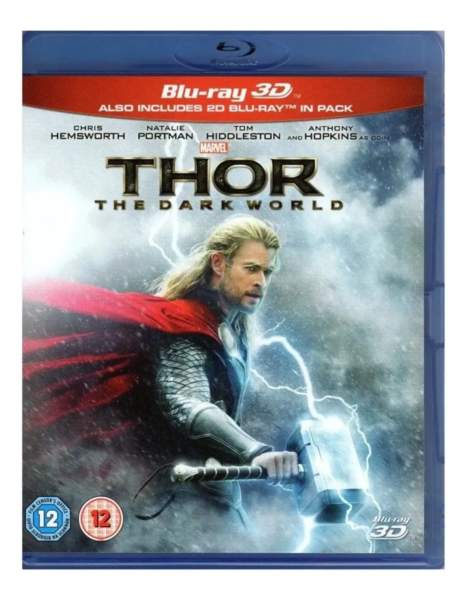 Thor 2 Un Mundo Oscuro Marvel Europea Pelicula Blu-ray 3d