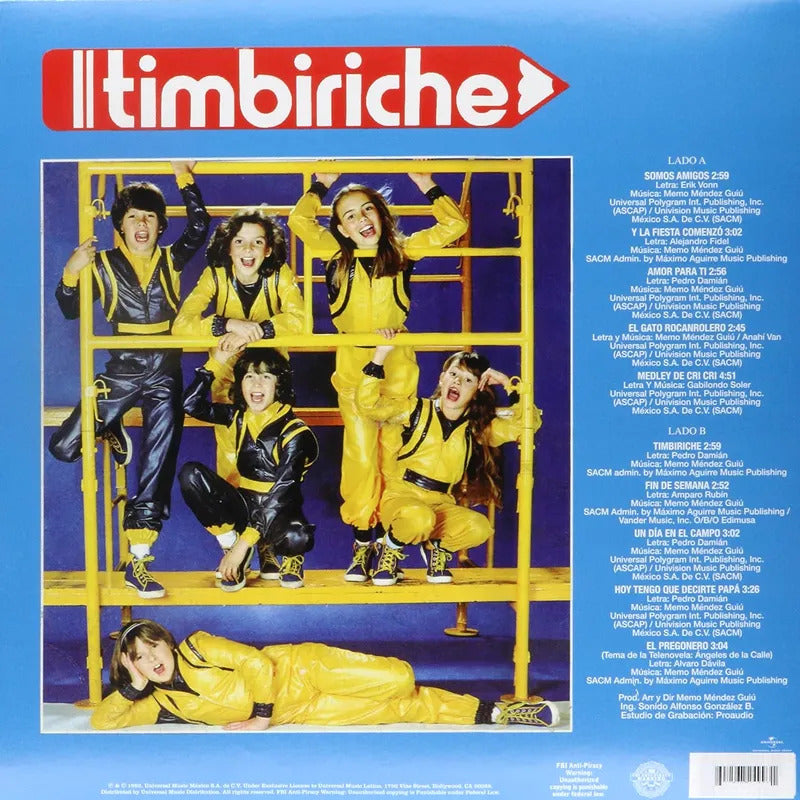 Timbiriche Somos Amigos Lp Vinyl