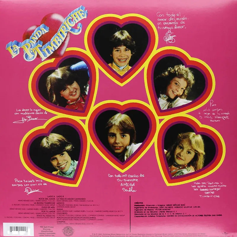 La Banda Timbiriche Lp Vinyl