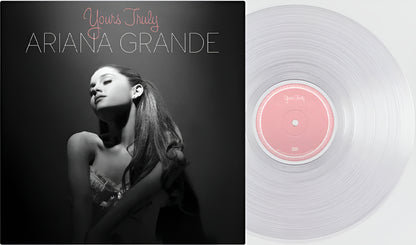 Ariana Grande Yours Truly Lp Vinyl Clear & White Swirl Repress
