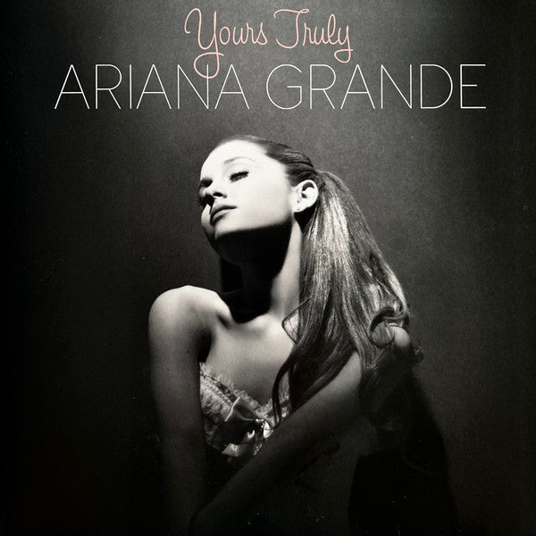 Ariana Grande Yours Truly Lp Vinyl Clear & White Swirl Repress