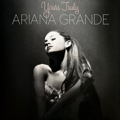 Ariana Grande Yours Truly Lp Vinyl Clear & White Swirl Repress