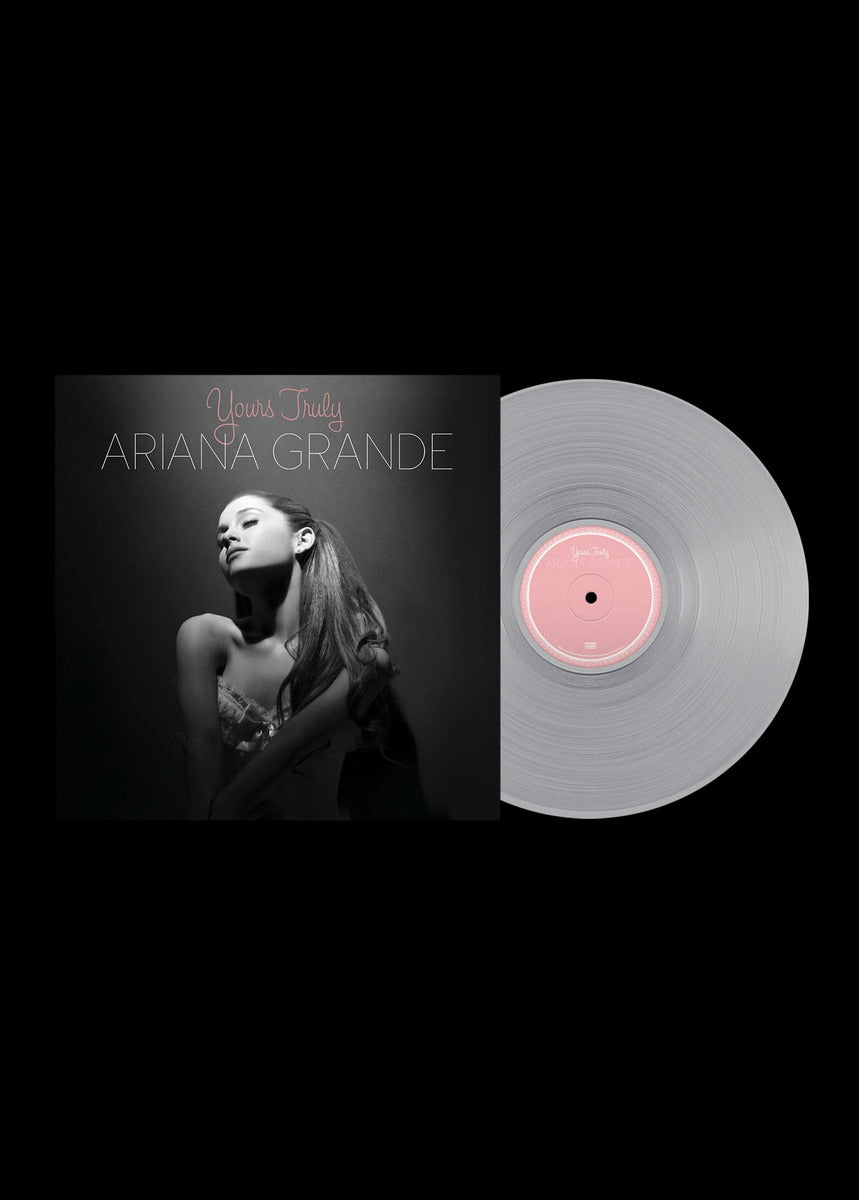 Ariana Grande Yours Truly Lp Vinyl Clear & White Swirl Repress