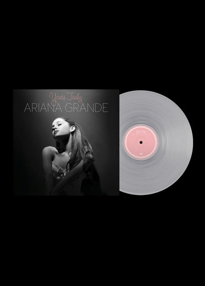 Ariana Grande Yours Truly Lp Vinyl Clear & White Swirl Repress