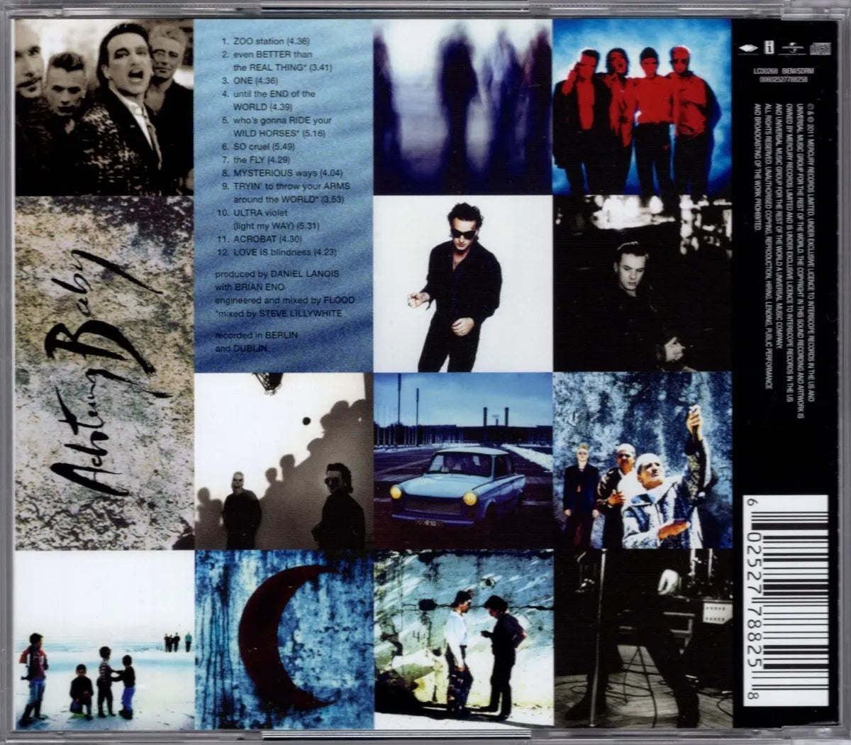 U2 Achtung Baby Disco Cd