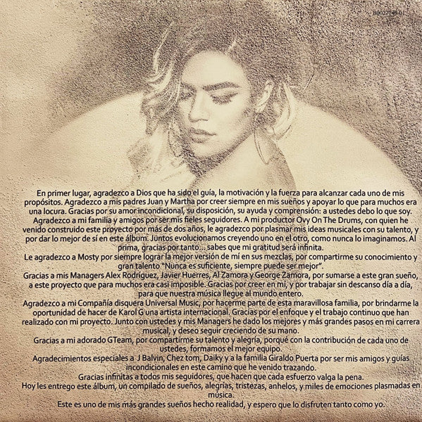 Karol G Unstoppable Lp Vinyl Lp Black