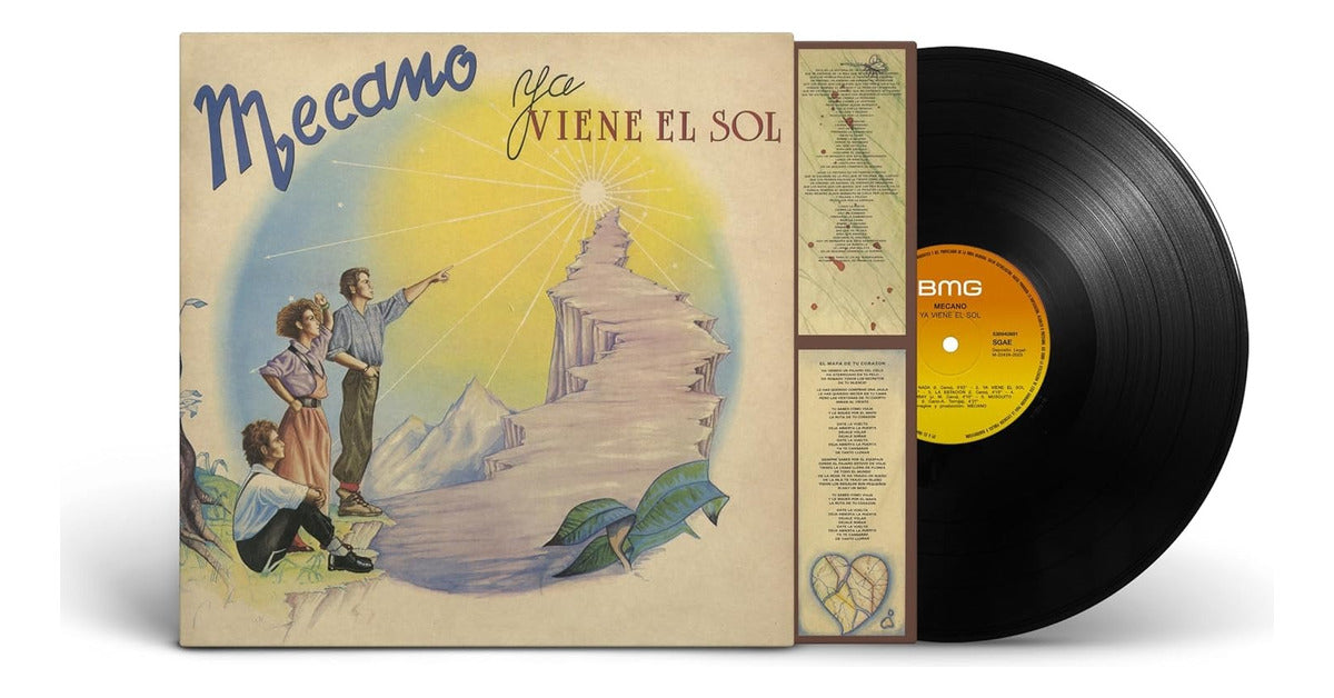 Mecano Ya Viene El Sol 2025 Lp Vinyl Edición Limitada