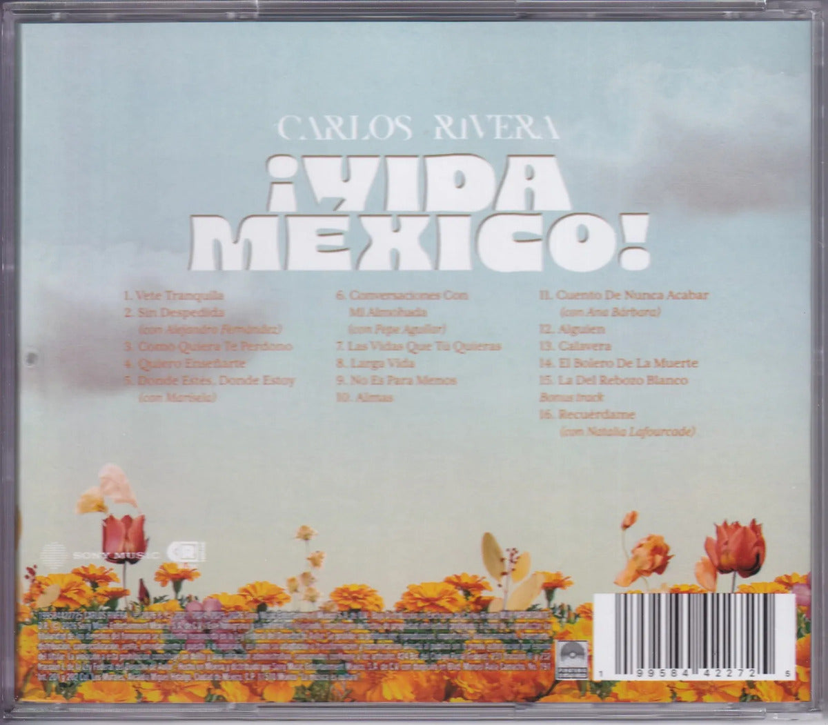 Carlos Rivera Vida Mexico ! Disco Cd