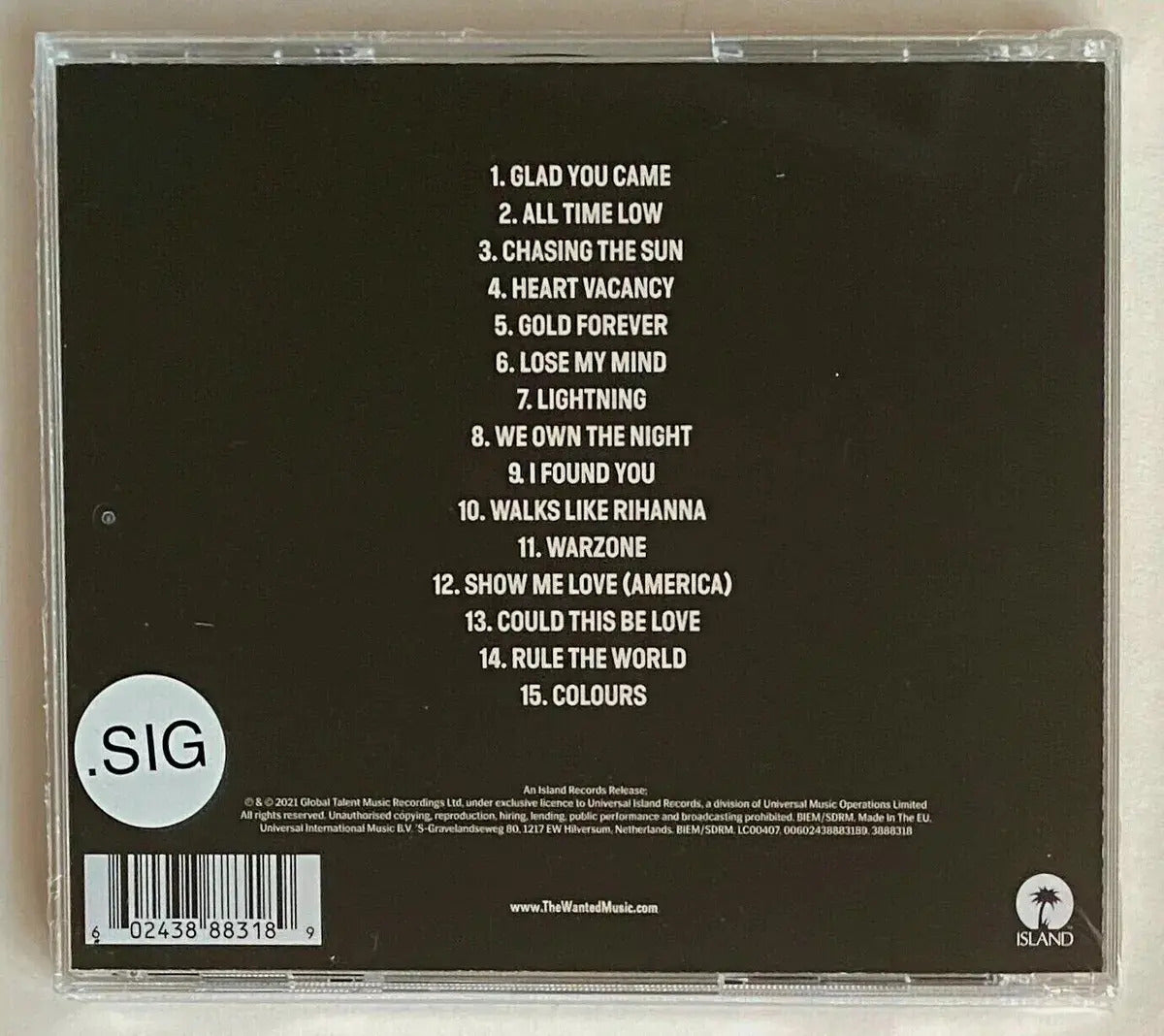 The Wanted Most Wanted Greatest Hits (Integrante Nathan's Edition) Disco Cd