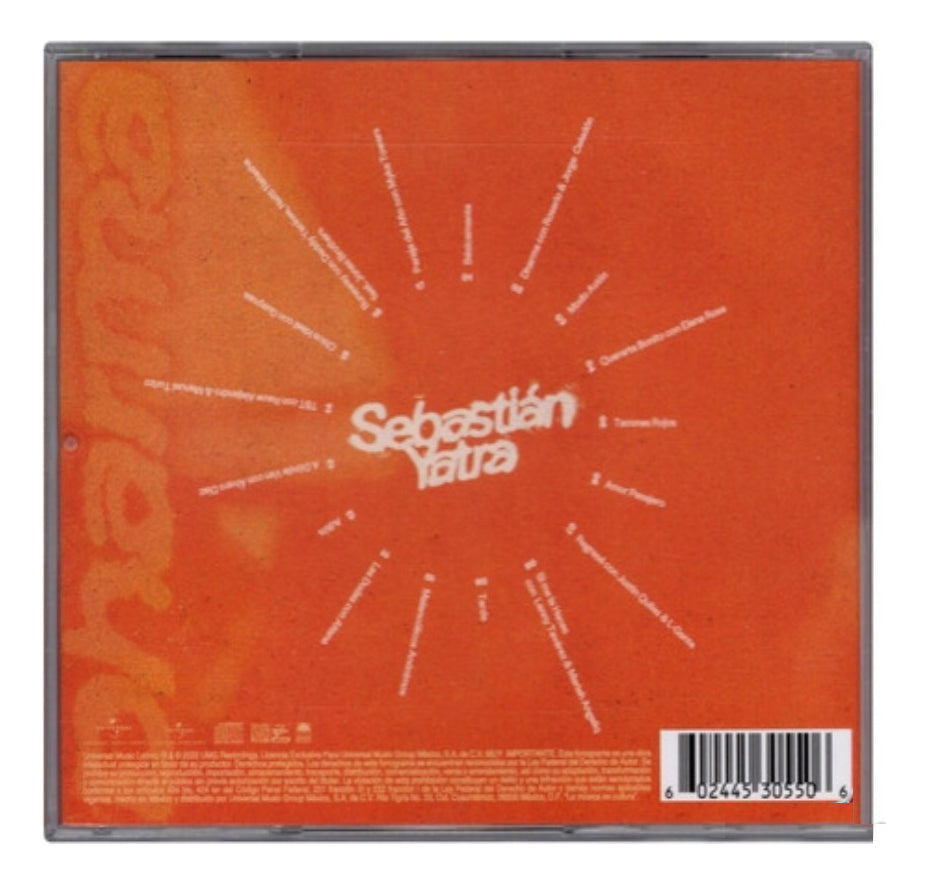 Sebastian Yatra -  Dharma- Disco Cd (17 Canciones)