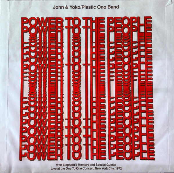 John Yoko Plastic Ono Band Power To The People Lp Vinyl Importado Doble